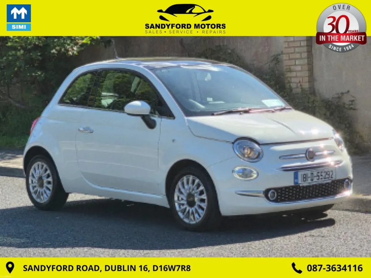 Fiat 500 1.2 Lounge with SUNROOF 69BHP 3DR - Image 1