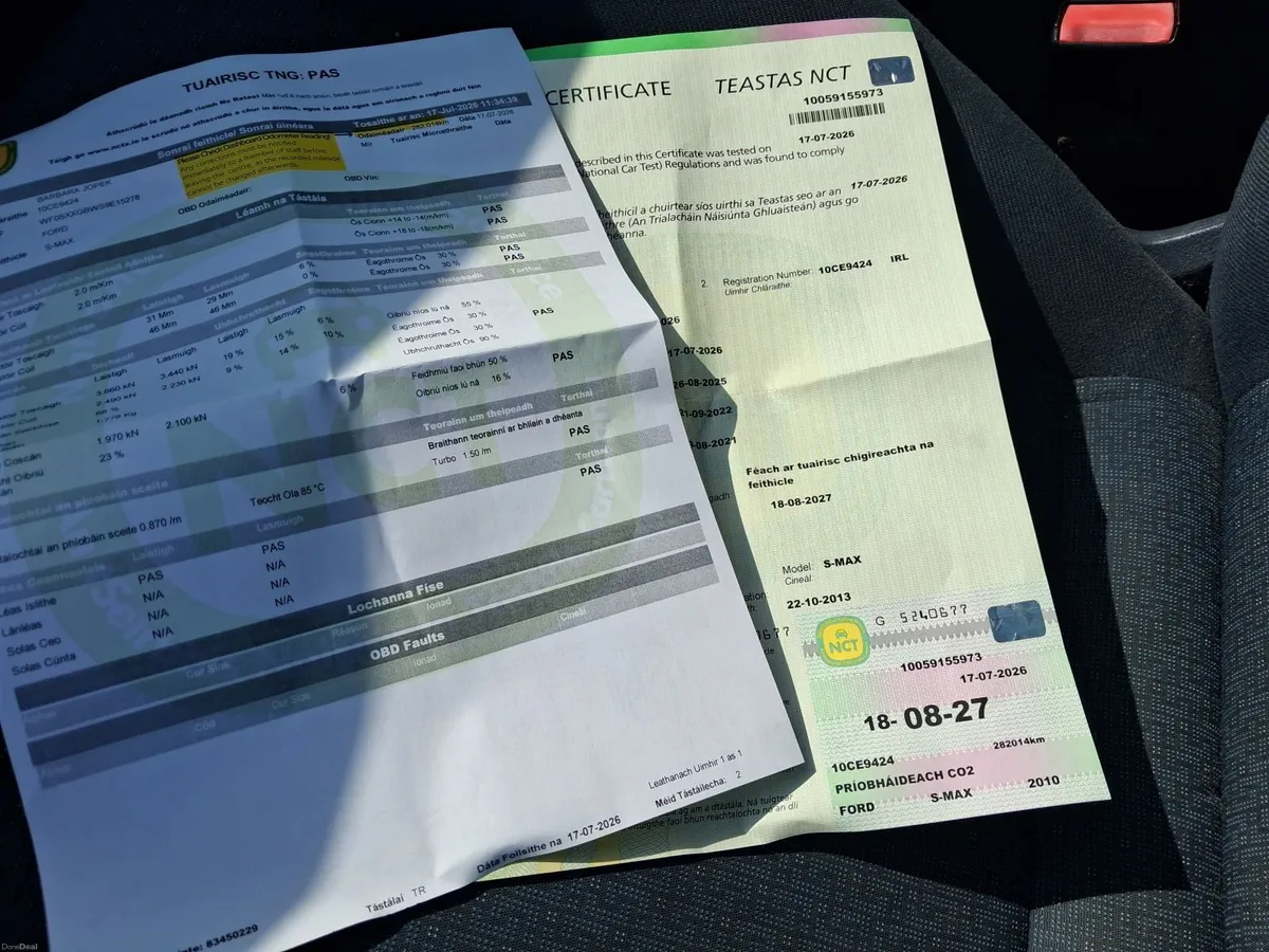 Ford S-Max Diesel New NCT to  08-2027 - Image 3