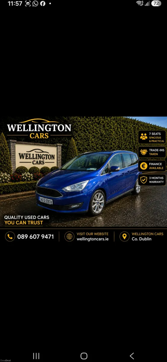 Ford Grand C-Max 2016 1.5 TDCI ZETEC 7 SEATS - Image 1