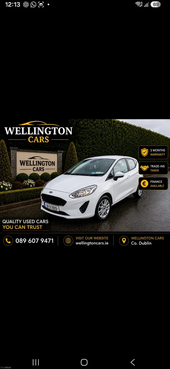 Ford Fiesta 2018 1.5 TDCI ZETEC - Image 1
