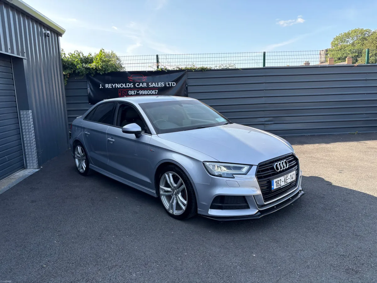 Audi A3 S line auto low km Irish car from new 2018 - Image 4