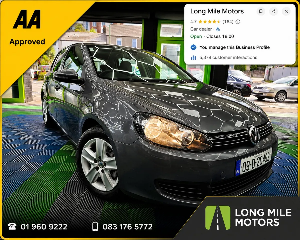 Volkswagen Golf Automatic AA APPROVED - Image 1