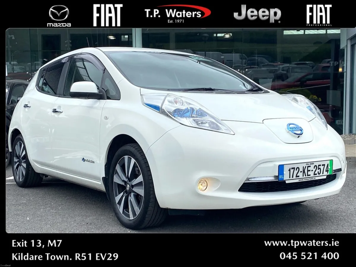 Nissan Leaf FULL ELCTRIC - BLACK LEATHER INTERIOR - Image 1