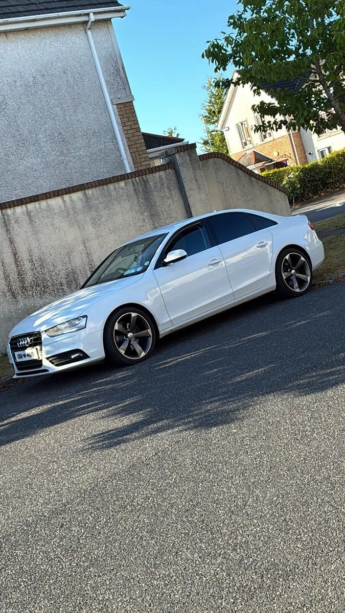 White Audi A4 - Image 1