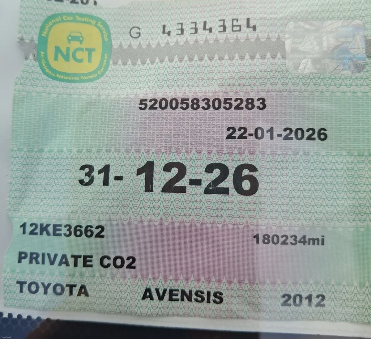 Toyota Avensis 2012 - Image 6