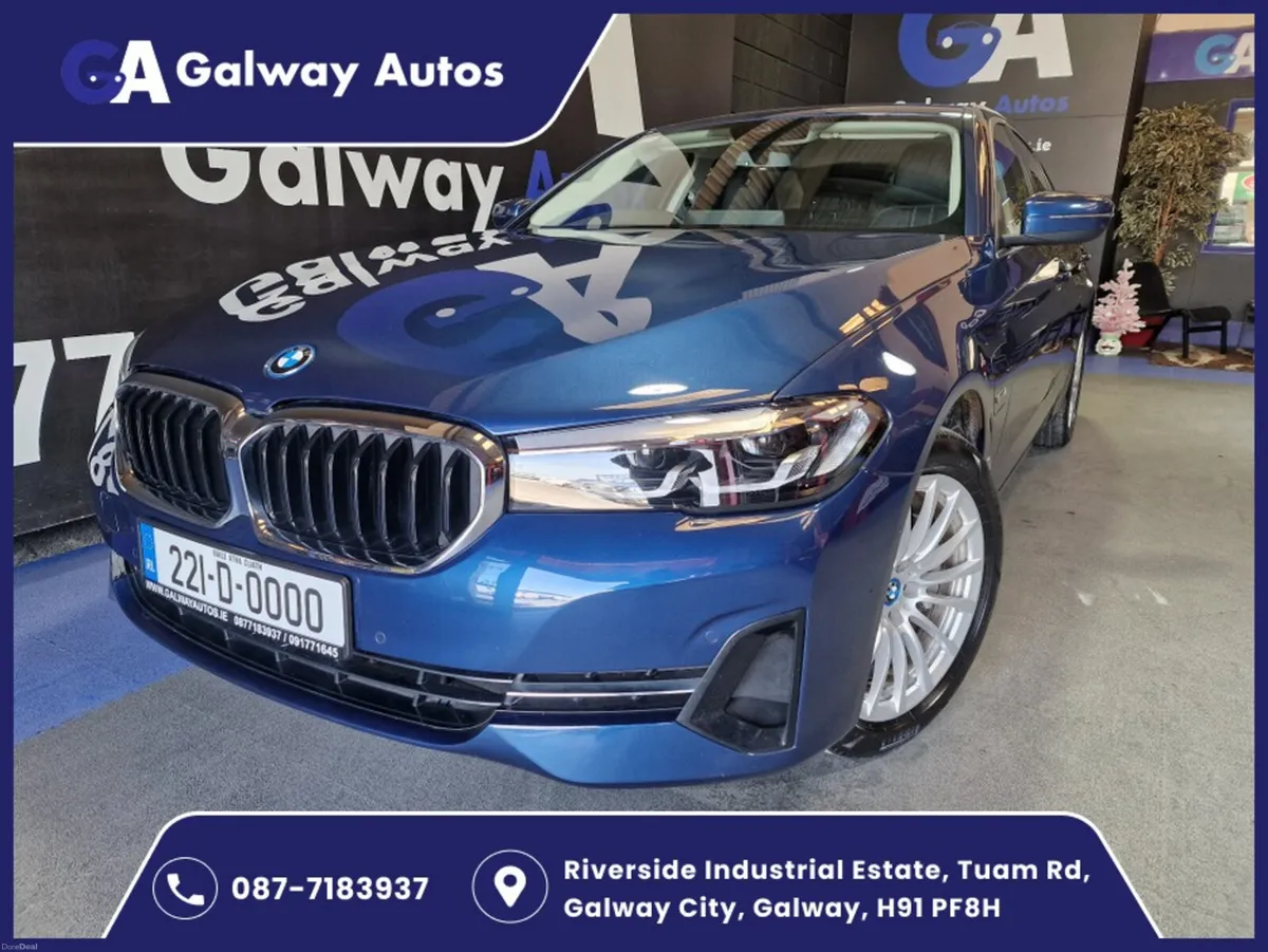 BMW 5-Series AUTO PHEV 292BHP**SAT NAV REVERSING C - Image 1