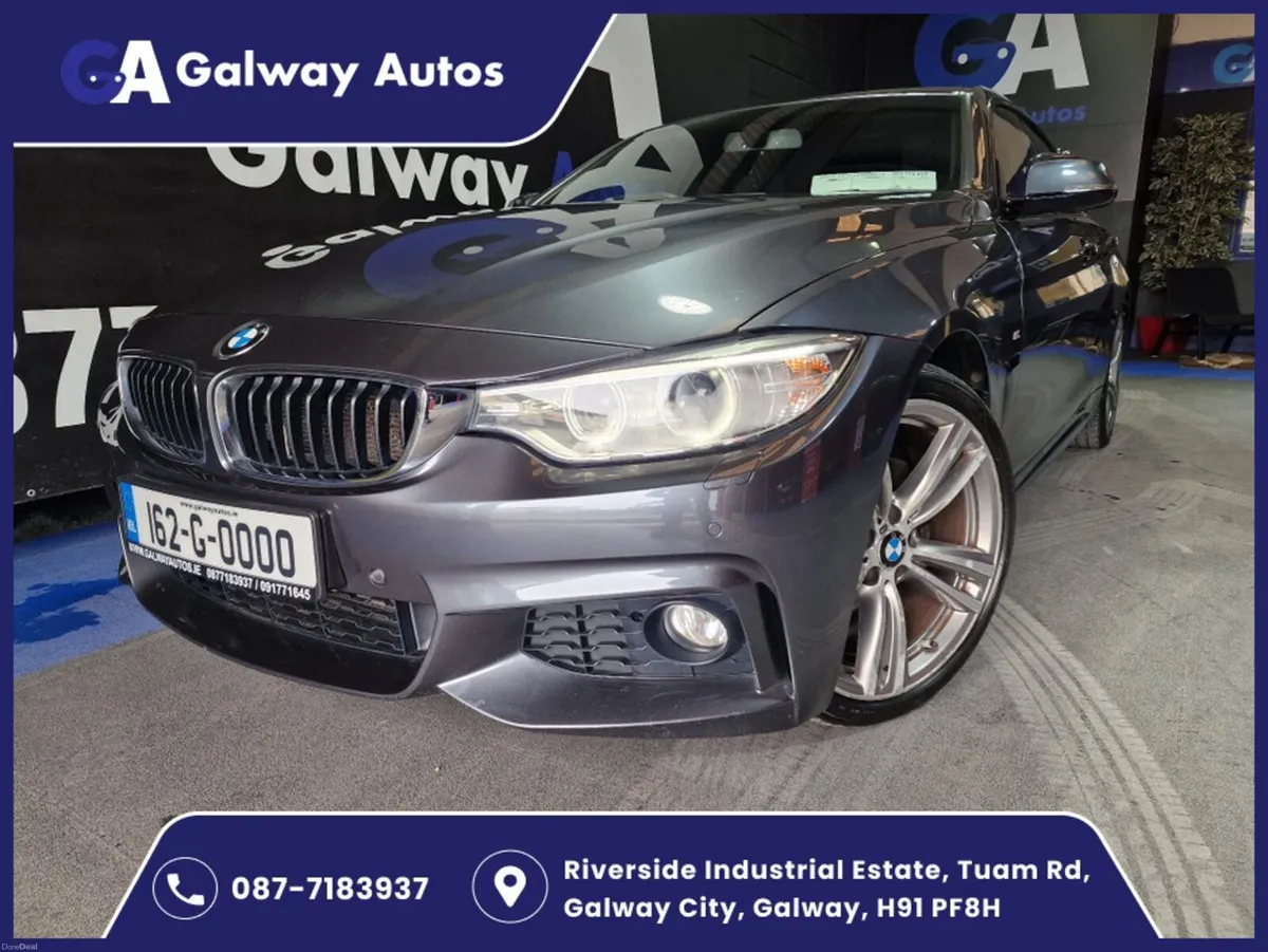 BMW 4-Series M SPORT** SAT NAV, FULL LEATHER, ELEC - Image 1
