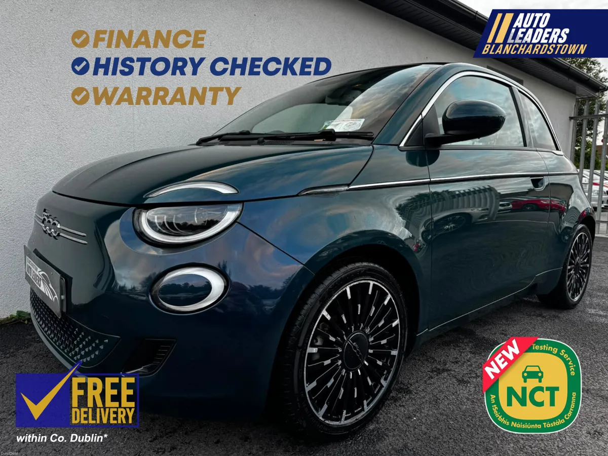 FIAT 500E LA PRIMA 42KWH EV SKY VIEW LEATHER NAV - Image 1
