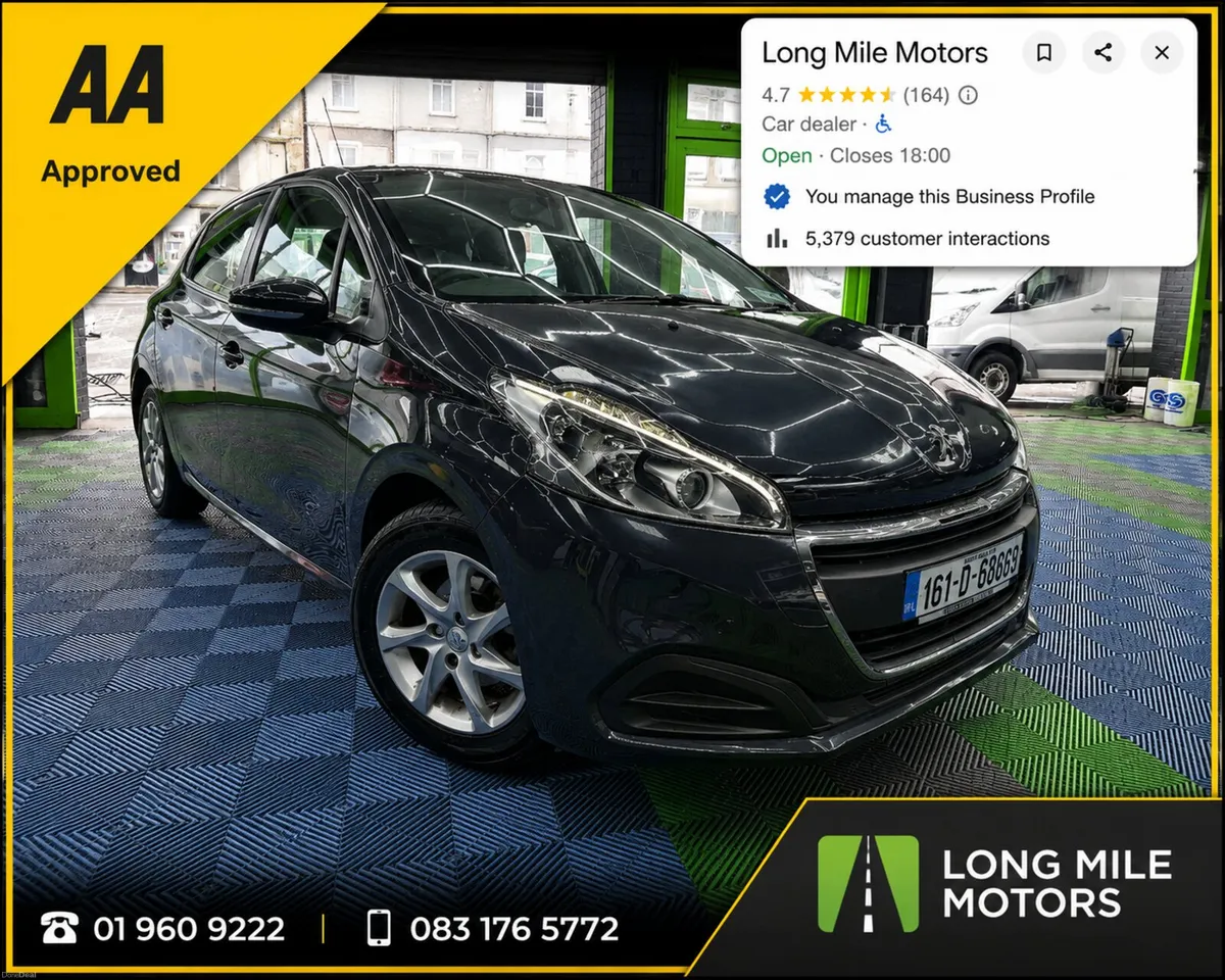 Peugeot 208 AA APPROVED 1 YEAR WARRANTY - Image 1
