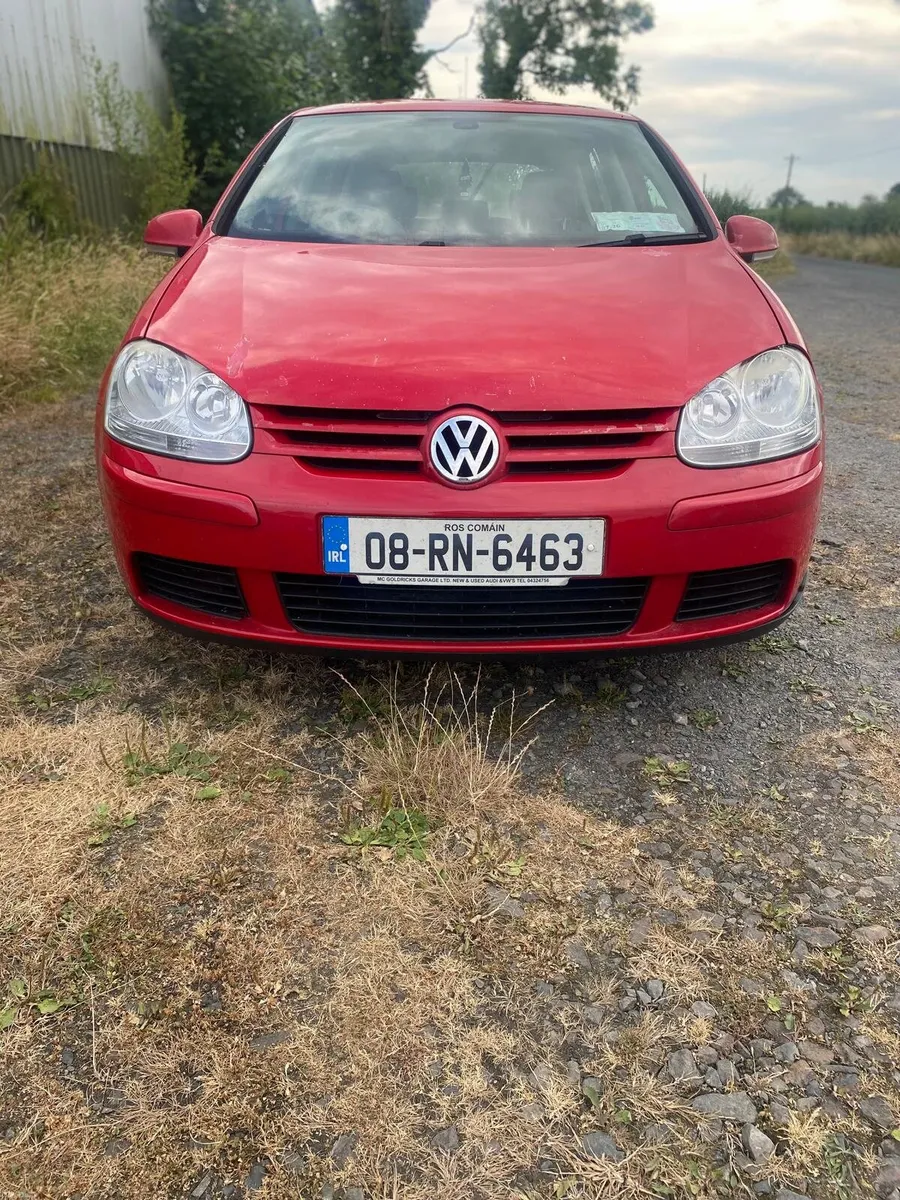 2008 RED VW GOLF - Image 1