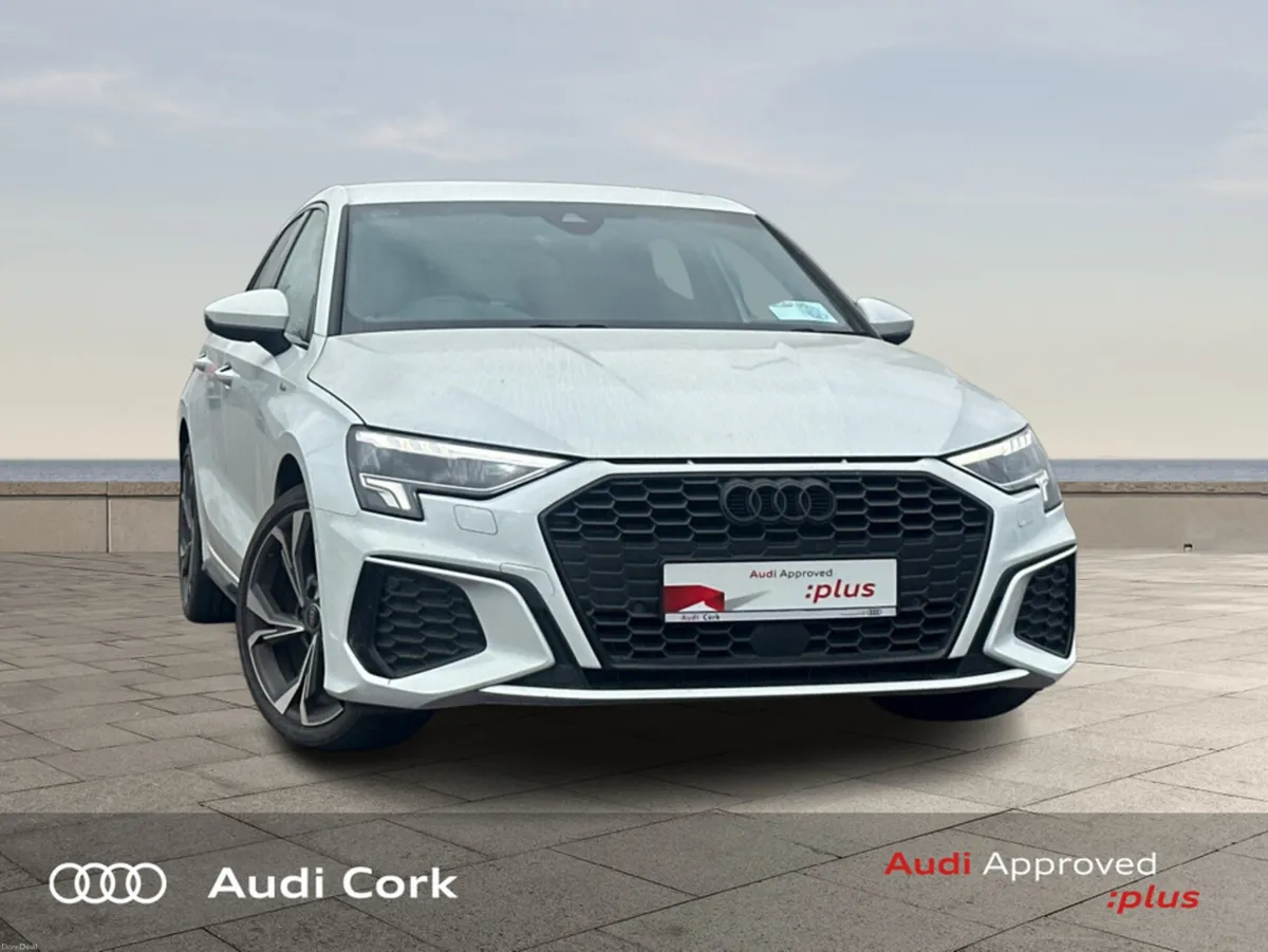 Audi A3 30TFSI 110BHP S-LINE WITH COMFORT PACK & B - Image 1