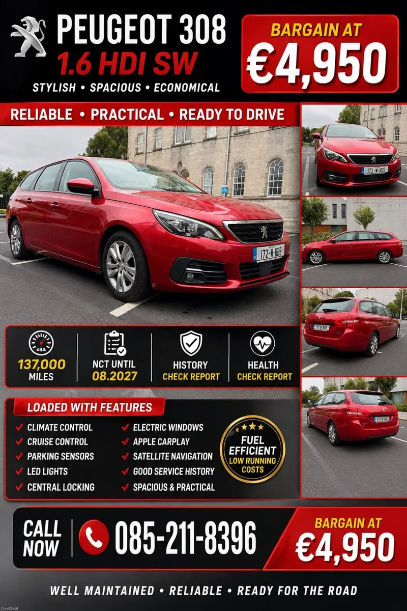 Peugeot 308 SW estate - Image 1