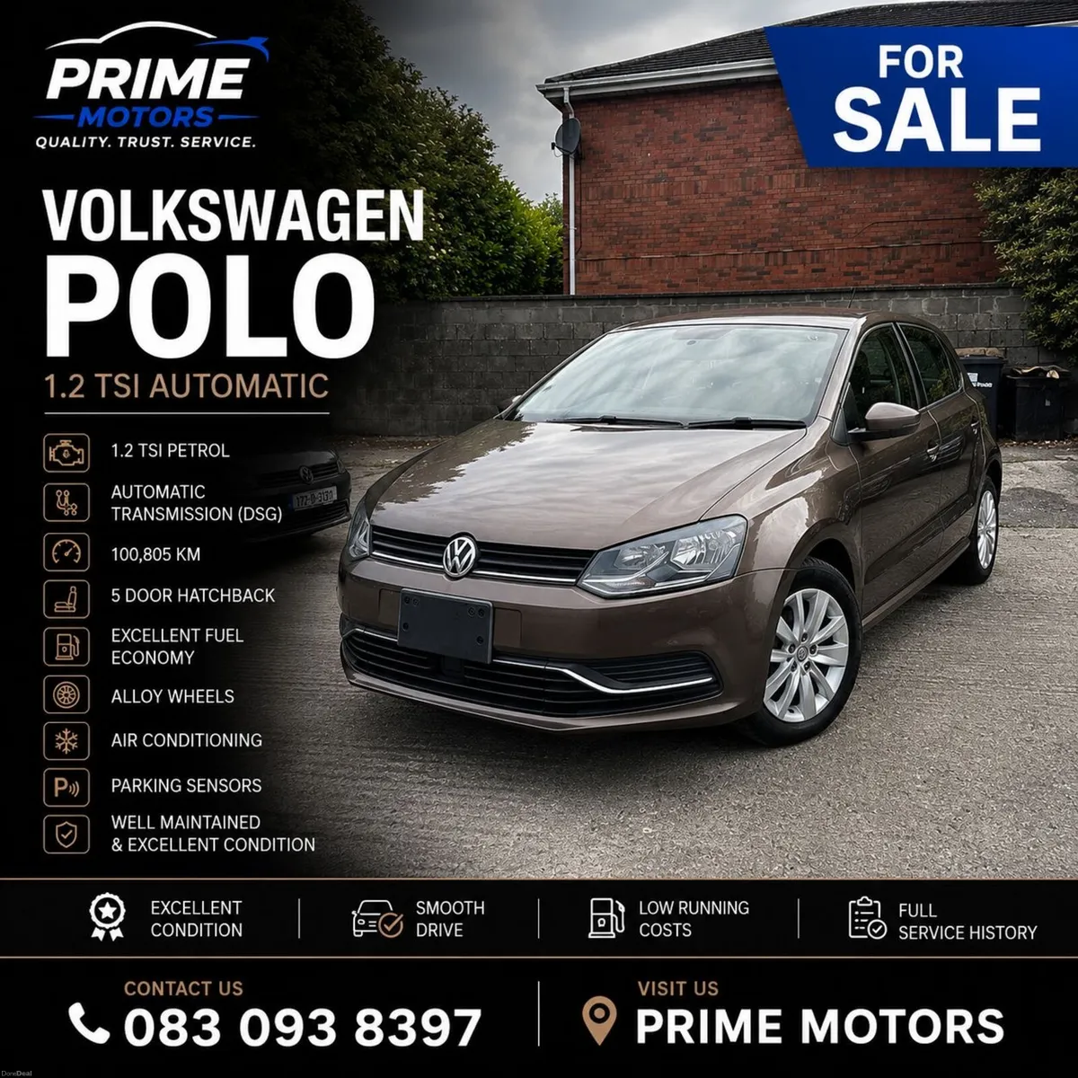 2016 VW Polo- 1.2l AUTO - Image 1