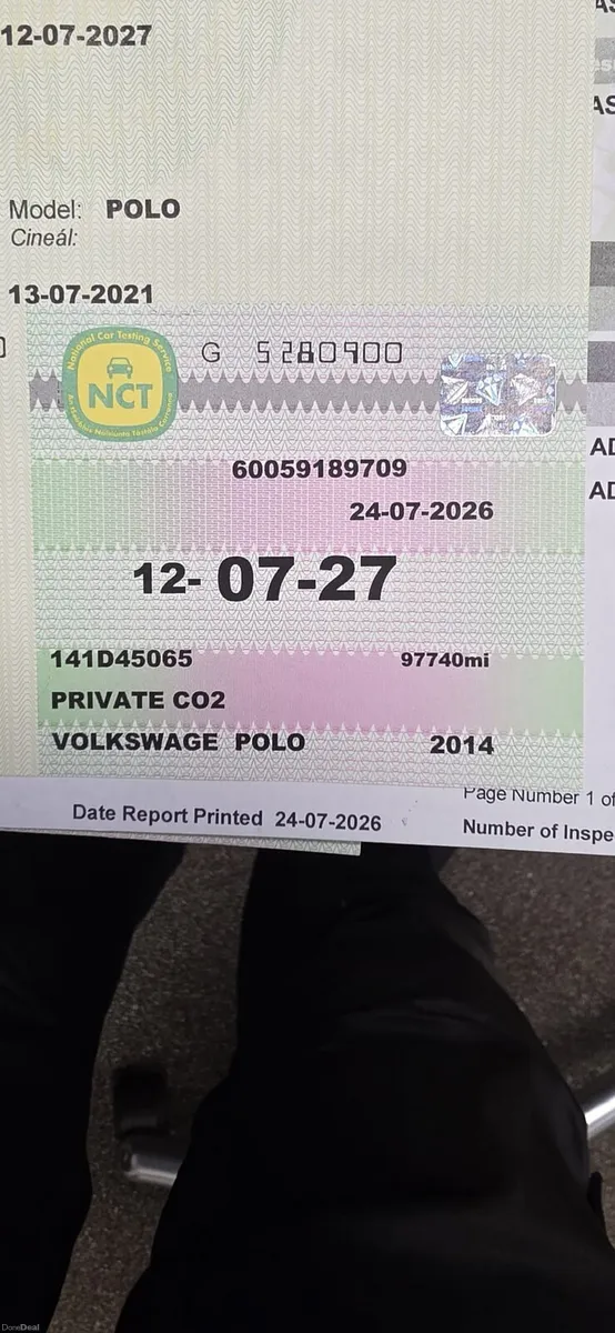 2014 VW POLO 3DR 1.2 fresh NCT  test. - Image 6