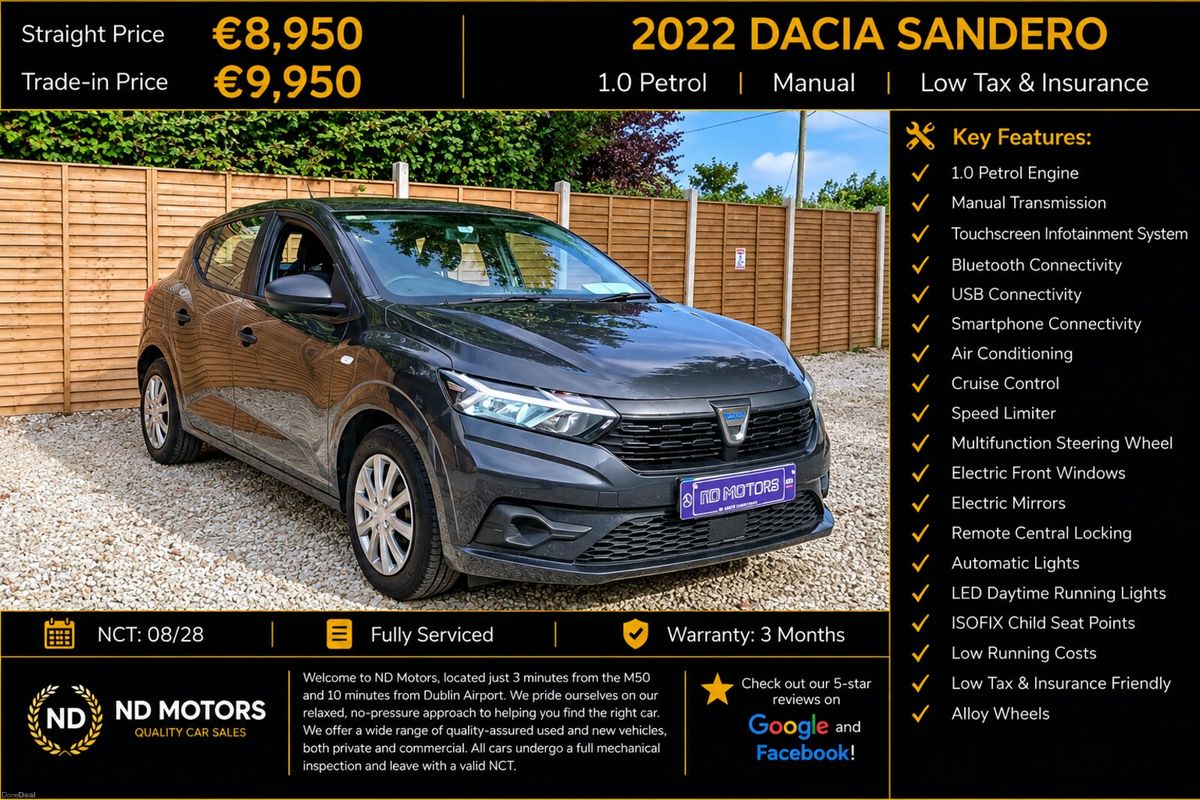 2022 Dacia Sandero