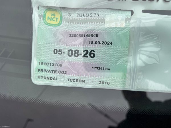 Hyundai Tucson 2016NCT 08/26 TAX 01/26 369285098