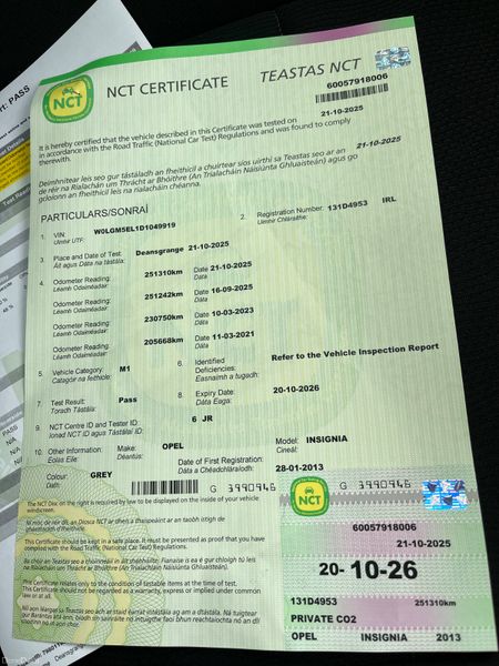 Opel Insignia 2013 (NCT 10/26 TAX 12/25) 370139883