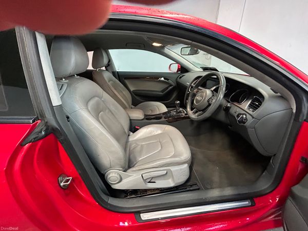 12 AUDI A5 COUPE 1.8TFSI 170 SE = GREY LEATHER = 373428742