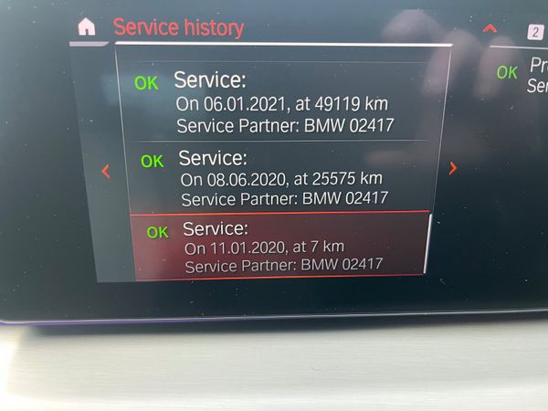 AUTOMATIC BMW 5-Series MAIN DEALER SERVICE HISTORY 374841931