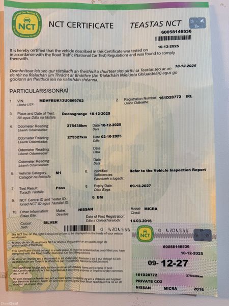 Stunning Micra New: NCT 2027. Clutch Tyres Service 375049282