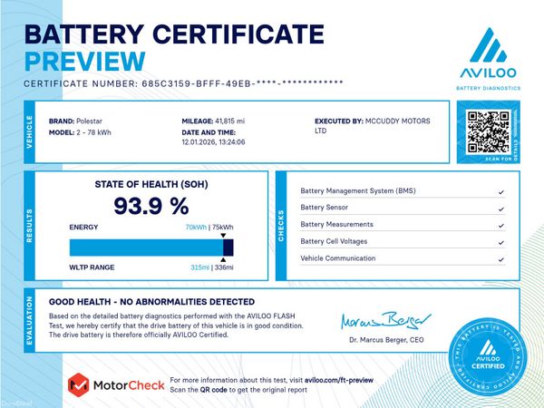 2023 Polestar 2 EV RWD-Long Range 78kw 377135362