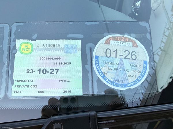 Fiat 500 2016 18k km 377429708