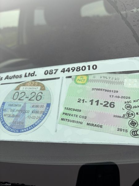 Mitsubishi Mirage 2015(very low kms) 377717448