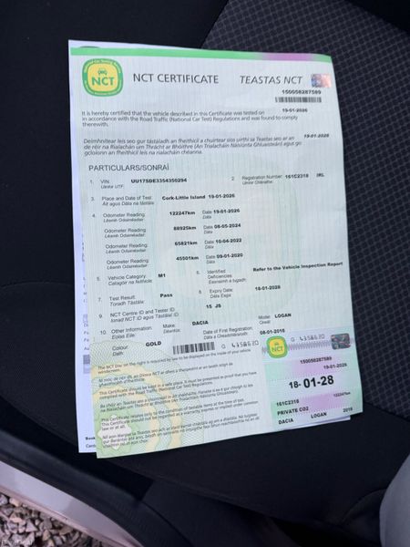 2016  DACIA LOGAN     NEW NCT 2028 ! 377864561