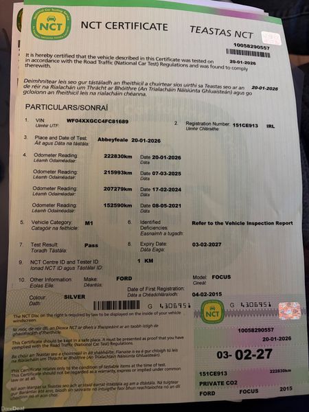 151 Focus Titanium Diesel New NCT - Immaculate 378177061