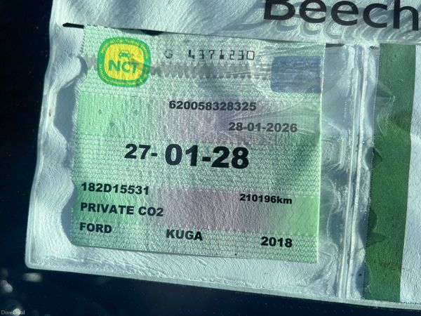 Ford Kuga 2018 NCT 01/28 TAX 04/26 378658368