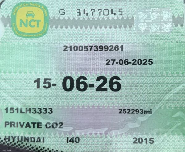 2015 Hyundai i40 1.7D Estate Nct 06/26 Tax 10/26 379195956