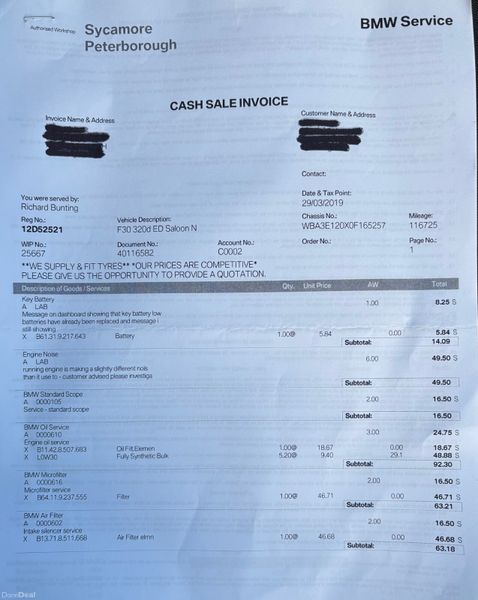 2012 BMW 3 Series 2.0D ES Nct 11/26 Tax 06/26 380116704