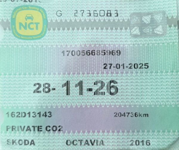 2016 Skoda Octavia 1.6 TDI Ambition Nct 11/26 380332804