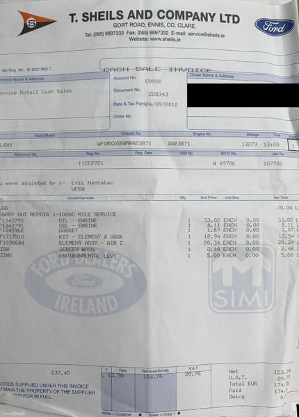 2011 Ford Galaxy 2.0TDI 7 Seat TITANIUM Nct 05/26 380441094