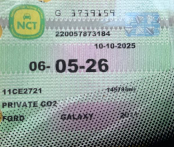 2011 Ford Galaxy 2.0TDI 7 Seat TITANIUM Nct 05/26 380723020