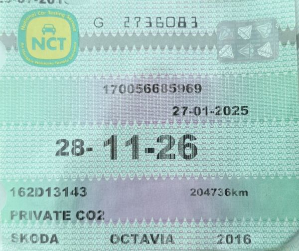2016 Skoda Octavia 1.6 TDI AMBITION Nct 11/26 380971702