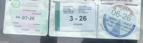 2015 Lexus CT 200H S-DESIGN HYBRID 380928082