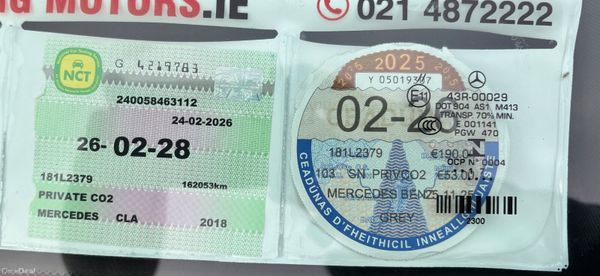 2018 Mercedes-Benz CLA 2018 NEW 2yr NCT 381160888