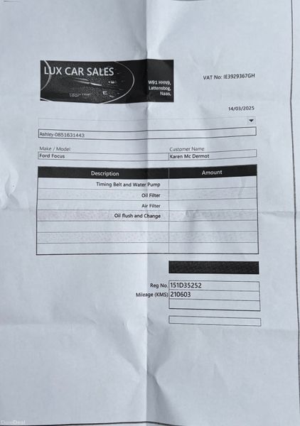 2015 Ford Focus 1.6 TDCI STYLE Nct 09/26 Tax 04/26 381394760