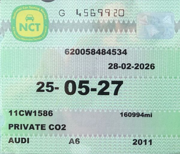 2011 Audi A6 2.0 TDI S-LINE Nct 05/27 381396344