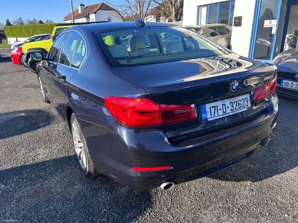 2017 BMW 520D SE AUTO CREAM LEATHER 381784208