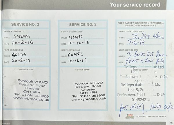 2014 Volvo V40 1.6 D2 R-DESIGN Nct 10/26 382262232