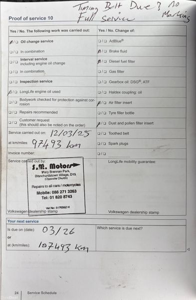 12 Volkswagen Golf 1.6 TDI Nct 02/27 Tax 08/26 382634516