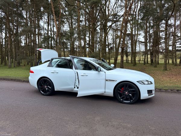 Jaguar XF 2016 Diesel Fuji White Black Wheels 383470154