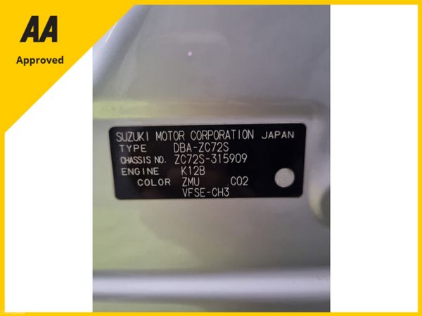 2014 Suzuki Swift 1.2L Automatic 383780030