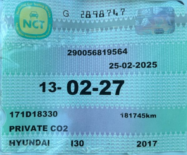 2017 Hyundai i30 1.0 DELUXE PLUS Nct 02/27 383730864