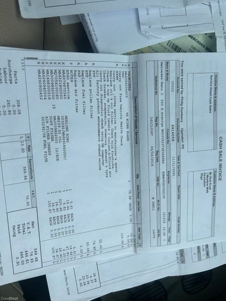 Mercedes-Benz C-Class 2016 AUTOMATIC(NCT 03/27) 383959198