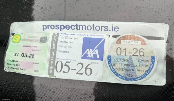 VW Polo 3 DOOR 1.2 2013 NEW NCT 03-27 384059952