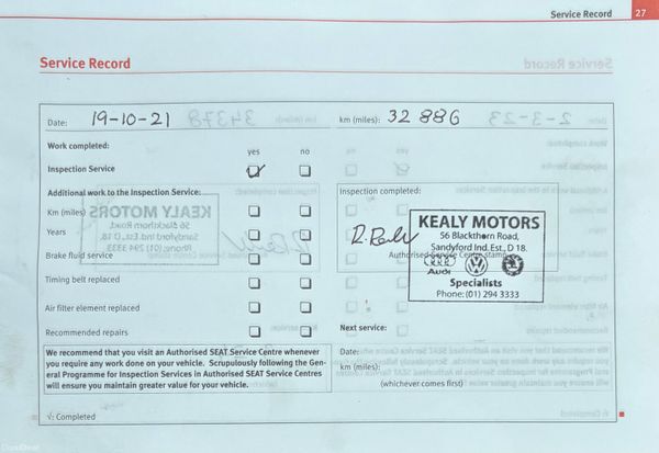 2009 SEAT Ibiza 1.2 Costa Nct 10/26 384092956