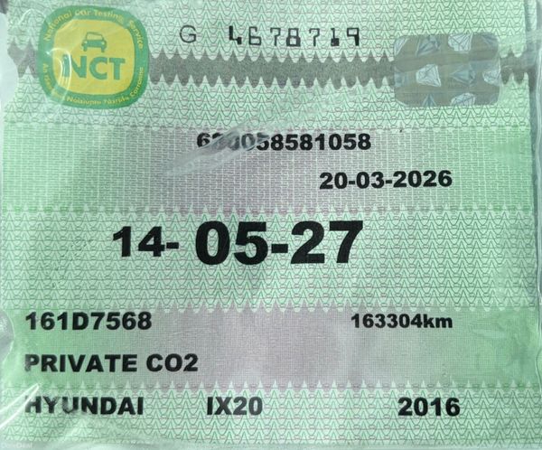 2016 Hyundai ix20 1.4 Diesel Deluxe Nct 05/27 384368646